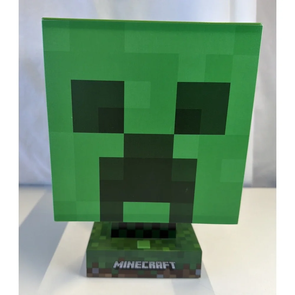 Paladone Minecraft‎ Green Creeper Icon Lamp - Battery or USB Powered
